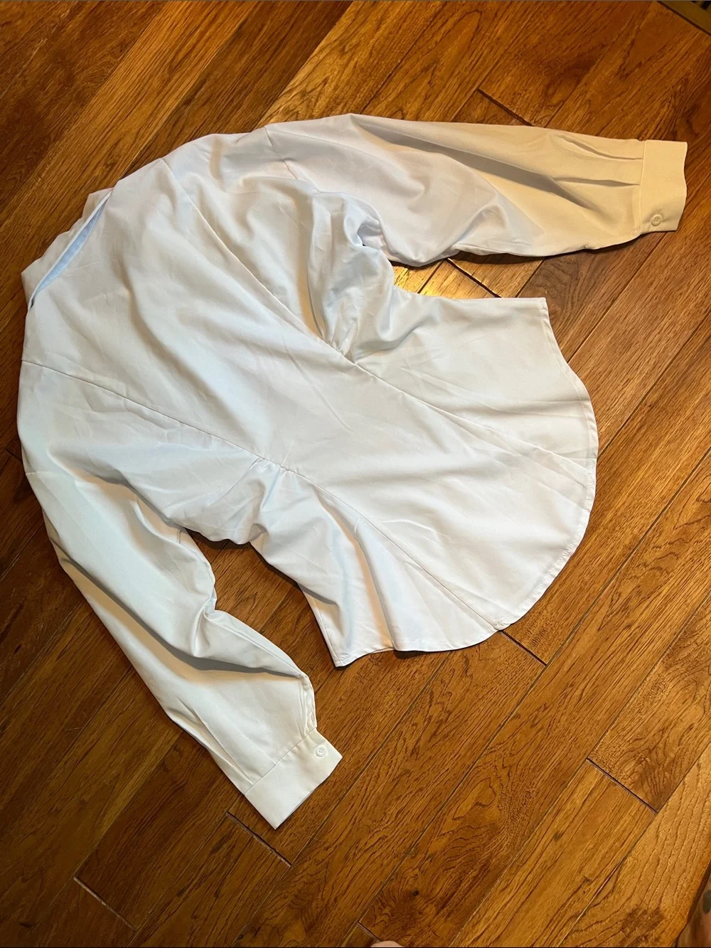 Women’s Classic White Button-Up Shirt